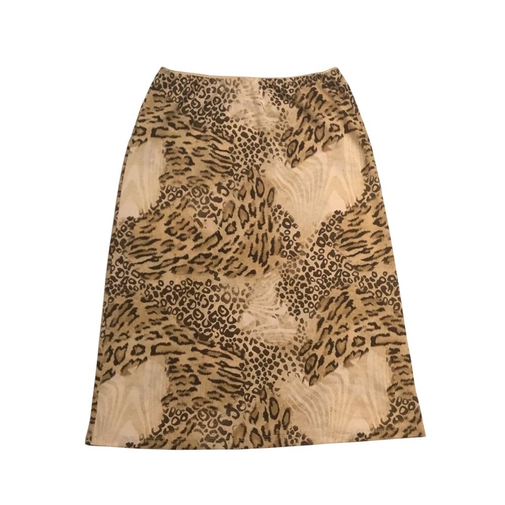 Cheslen Animal Print Skirt